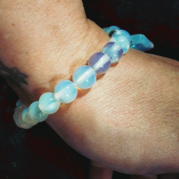 COPY - 🆕Sea Opal Bracelet with a Cham - Picture 6 of 10